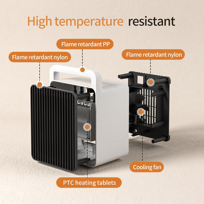 Appareils électriques de chauffage pour ordinateur de bureau Applications contrôlées par un ventilateur Applications de chauffage portable pour la maison