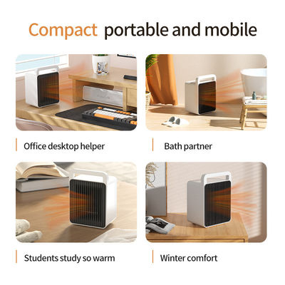 Appareils électriques de chauffage pour ordinateur de bureau Applications contrôlées par un ventilateur Applications de chauffage portable pour la maison