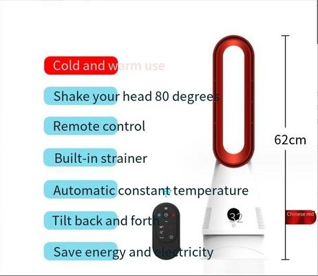 Type de commande Ventilateur de chauffage électrique à distance 3,5 kg Portable 2 en 1 pour plus de commodité