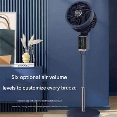 Ventilateur de circulation d'air électrique silencieux domestique à télécommande pour plate-forme et sol