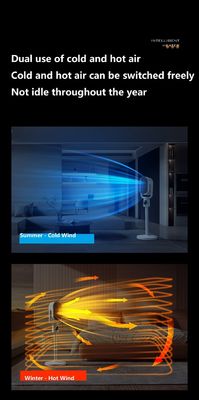 Chauffage électrique à oscillation verticale économe en énergie pour le refroidissement et le chauffage des ménages