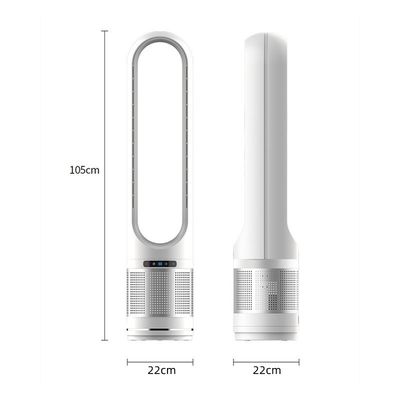 Impression à écran de soie 50 pouces Purificateur d'air refroidissement Ventilateur électrique sans lame avec télécommande