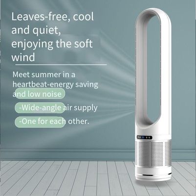 Ventilateur de refroidissement d'air électrique debout à domicile intelligent avec un grand design sans lame vertical de 50 pouces