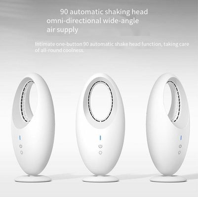Ventilateur de bureau électrique portable Mini USB rechargeable Ventilateur de table sans lame ABS Ventilateur de tour PC