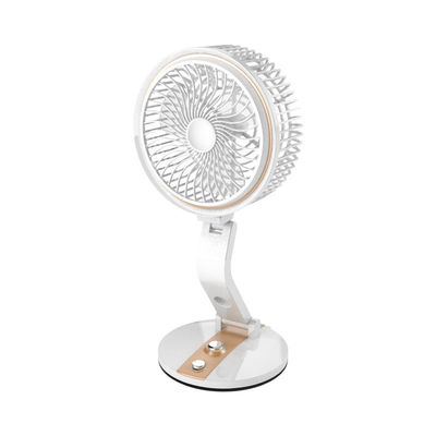 Protable Mini Petit Ventilateur à main rechargeable populaire avec lumière LED et vitesse réglable