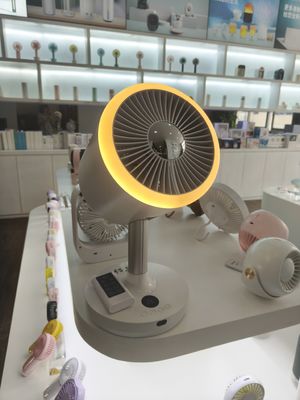 Ventilateur de refroidissement par air avec chargeur léger et emballage debout au sol Taille 345*235*247mm