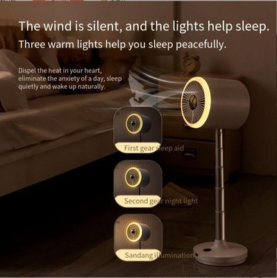 Source d'alimentation usb ventilateur au sol rechargeable avec ventilateur de bureau portable léger