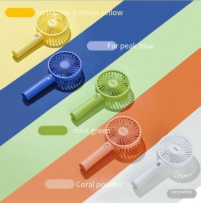 Mini ventilateur à main USB rechargeable sans contrôle d'application Noir Blanc Orange Vert Bleu ou Jaune