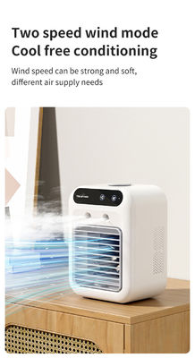 Mini ventilateur de bureau avec refroidissement à l' eau et lumière de nuit Poids net 700g