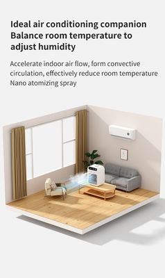 Mini ventilateur de bureau avec refroidissement à l' eau et lumière de nuit Poids net 700g