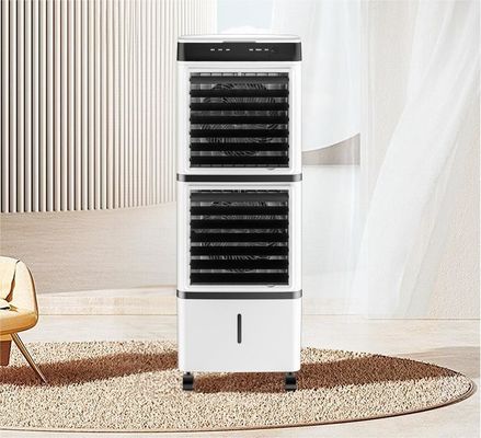 Refroidisseur d'air par évaporation portable à double couche de 14L avec télécommande et tension 220V