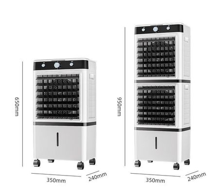 Régulateur d'air par évaporation portable à commande numérique de 14L pour espaces intérieurs