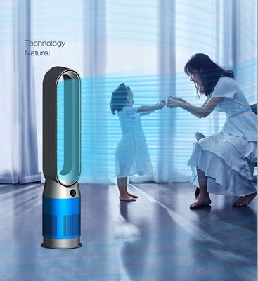 Ventilateur de plancher intelligent 3 en 1 avec fonctions de refroidissement et de chauffage et télécommande