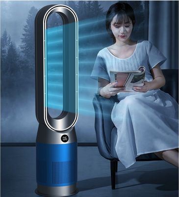 Grand ventilateur vertical sans lame Purificateur d'air Ventilateur télécommandé par application Smart Home