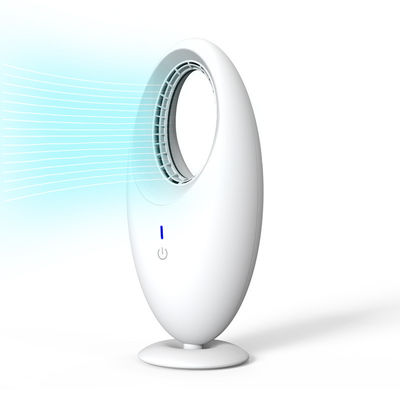 Ventilateur électrique silencieux Mini chargeur automatique 2 en 1 Ventilateur sans lame avec lumière