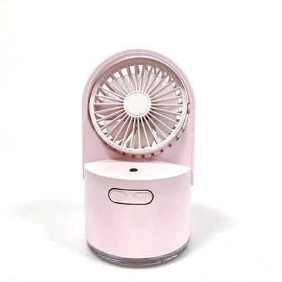 2 en 1 Mini ventilateur Humidificateur Ventilateur portable avec fonction Ventilateur électrique USB rechargeable