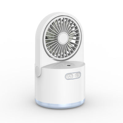 2 en 1 Mini ventilateur Humidificateur Ventilateur portable avec fonction Ventilateur électrique USB rechargeable