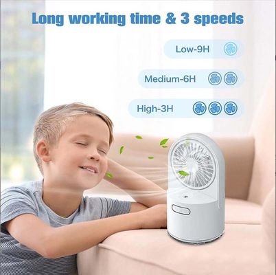 Ventilateur de table rechargeable USB pour le bureau à domicile Ventilateur de bureau pliable