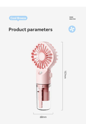 Ventilateur de brouillard d'eau à batterie au lithium USB 18650 pour le bureau de voyage à domicile