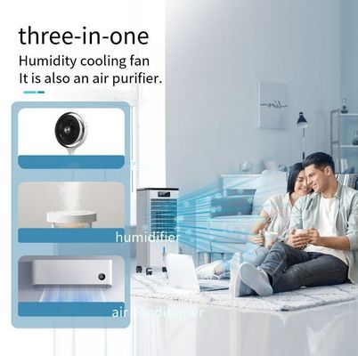 Ventilateur de refroidissement électrique portable 3 en 1 Ventilateur de purification d'air intelligent avec refroidisseur d'air à l'eau