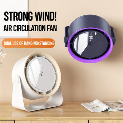 Solution de refroidissement 2 en 1 Ventilateur électrique de table avec contrôle tactile et réglage de vitesse 5