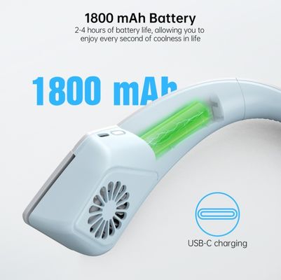 Restez au frais et à l' aise avec le mini ventilateur suspendu rechargeable à trois vents
