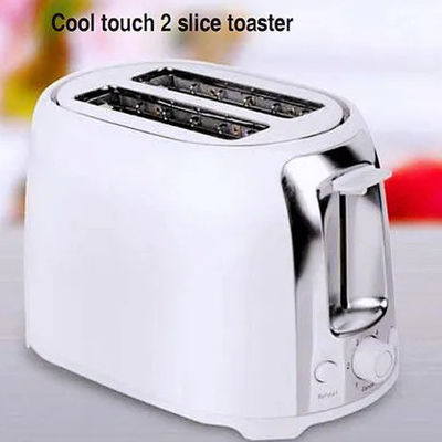 Toaster électrique en acier inoxydable avec contrôle de browning variable