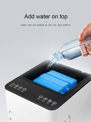 Refroidisseur d'air par eau par évaporation avec télécommande et écran tactile