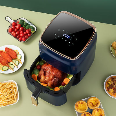 Friteuse à air chaud électrique 6L Smart Touch Screen personnalisée sans huile contrôlée par l'application