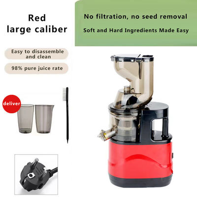 Juicer lent à grande bouche Juicer électrique pour ménage de jus de légumes
