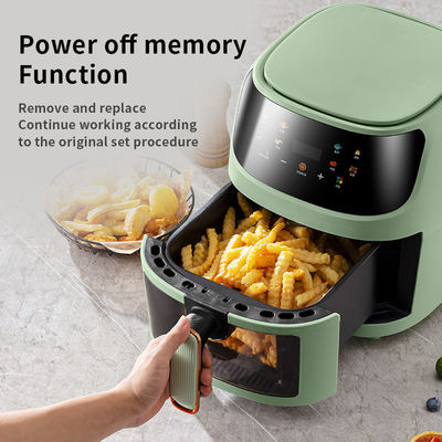 Friteuse à air électrique numérique intelligent avec une capacité de 8 litres et un matériau en acier inoxydable