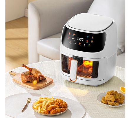 Friteuse à air électrique numérique intelligent avec une capacité de 8 litres et un matériau en acier inoxydable