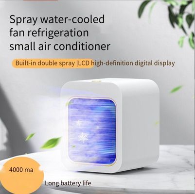 16*13*14.5cm 4000mAh Mini ventilateur de climatisation rechargeable Ventilateur de refroidissement portable