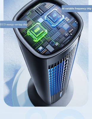 Ventilateur de climatisation à vapeur de glace mobile verticale avec tension 220V et moisissure privée