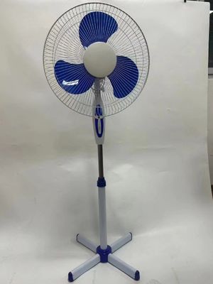 Ventilateur électrique de 16 pouces à base croisée à refroidissement par air à piédestal oscillant