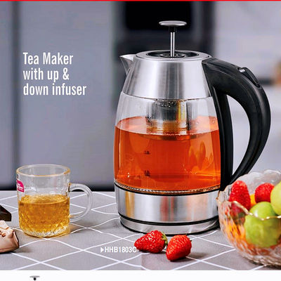 Chaudière à thé électrique recouverte de verre 50/60 Hz pour cuisine domestique