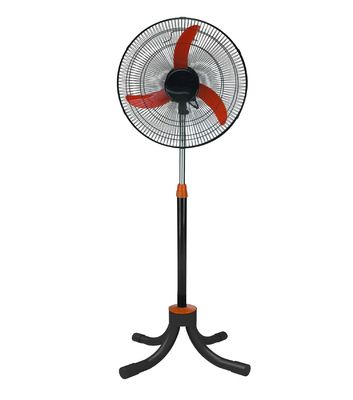 Ventilateur électrique de 16 pouces à base croisée à refroidissement par air à piédestal oscillant