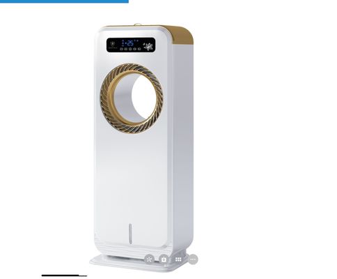 Ventilateur de sol électrique avec humidificateur et refroidissement par eau