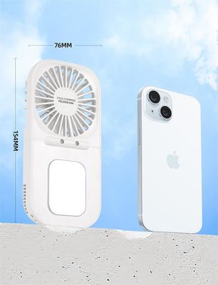 Anglais Portable Petit ventilateur portatif USB Chargeur bureau pliable Ventilateur suspendu