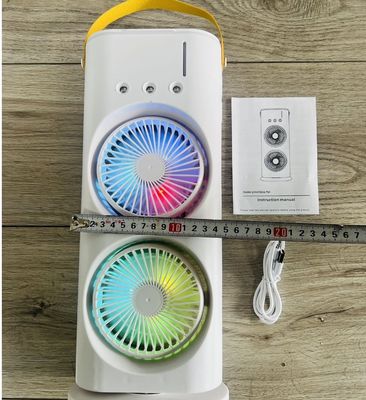Ventilateur à double extrémité pour bureau à domicile rechargeable