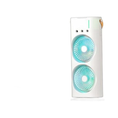 Refroidisseur d'air à double ventilateur blanc domestique avec fonction de télécommande et de refroidissement