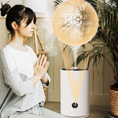 Grand humidificateur à impédance à brouillard froid pour chambre à coucher Oem 5L remplissage supérieur électronique à ultrasons