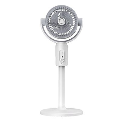 Installation de ventilateur au sol rechargeable USB de 4000 mA avec hauteur réglable