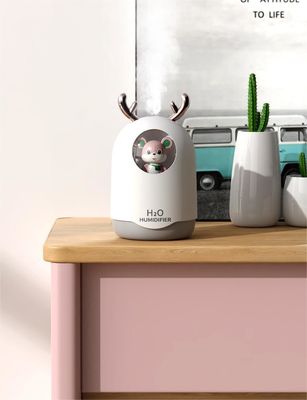 Appareil de climatisation Pet Cute Mini Humidificateur d'ours pour chambre de capacité contrôlée par application 0.5L