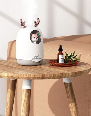 Appareil de climatisation Pet Cute Mini Humidificateur d'ours pour chambre de capacité contrôlée par application 0.5L