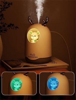Appareil de climatisation Pet Cute Mini Humidificateur d'ours pour chambre de capacité contrôlée par application 0.5L