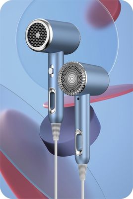 Haute vitesse violet bleu blanc sèche-cheveux Air Styler Salon brosse à air chaud pour le ménage