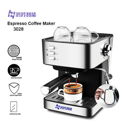 Facile et puissant 850W maison machine à café pour 4-5 personnes