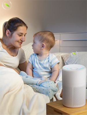 NO Application contrôlée de purificateur d'air d'aromathérapie Petite taille pour le formaldéhyde et l'odeur