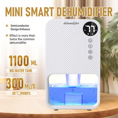 Mini déshumidificateur d'air électrique portable de 1100 ml pour l'humidité de moisissure humide